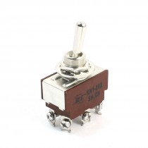 AC250V 8A ON/ON 2 Positions DPDT Power Control Toggle Switch KN1-202