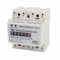 AC 220V 20-80A 6-Digits Single Phase Watt-Hour Kilowatt Hour Energy Meter