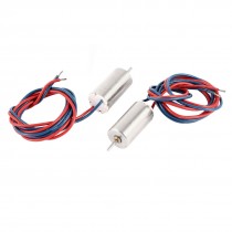 2 Pcs Helicopter Toys DIY Mini Coreless Motor 6x12mm DC3.7V 45000RPM