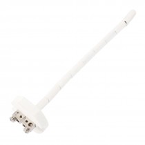K Type 0-1100C Ceramic Shiled Insulation Thermocouple Probe White