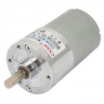 37mm 12V 150 RPM 6mm Shaft Dia High Torque DC Gear Box Motor