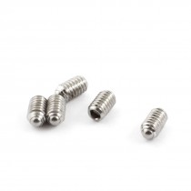 5 Pcs Metal Thread Hex Socket Head Spring Ball Plunger 3mm x 6mm