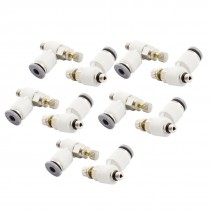 10pcs SL4 05 5mm Male Thread 4mm Tube Pneumatic Flow Control Valves