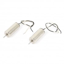 2Pcs 16mmx7mm Coreless Type 2-Wires Micro Motor for RC Helicopter Airplane