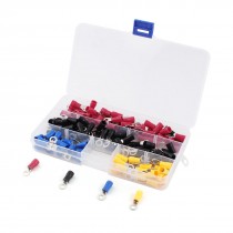 140pcs RV3 5 4 8 6 4mm Insulated Ring Crimp Terminal Connector 14 12AWG