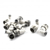 10pcs 1 2 PT Male to 6mm OD Tube L Type Air Quick Release Connectors