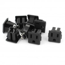 8Pcs 3pin US Plug AC 125V 15A Socket Soldering Power Adapter Connector