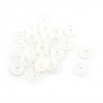 35pcs Plastic Spacer Insulation Gasket Ring Flat Washers 3.5mmx11mmx1mm