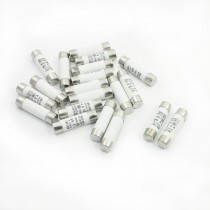 20Pcs AC500V 6A RT19 RT14 RT18 R015 Ceramic Tube Cylindrical Fuse Link 10mmx38mm