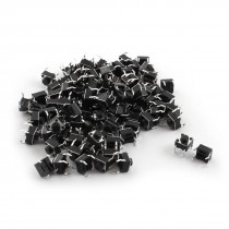 200 Pcs Tactile Push Button Switch Tact Switch 6X6X5mm DIP Through-hole 4-pin