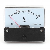 Rectangle AC 0-300V Gauge Analog Voltage Panel Meter Voltmeter DH670