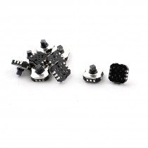 10PCS 7.5mmx7.5mmx5mm Through Hole Black 5 Directions Momentary Tactile Switch