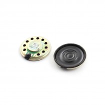2Pcs 0.5W 8ohm 28mm Round Black Plastic Magnet Electronic Speaker Loudspeaker