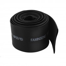 3Meter 30mm Dia Ratio 2:1 Polyolefin Heat Shrinking Shrinkable Tubing Tube Black