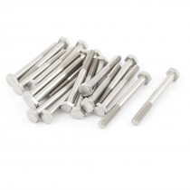 20 x Stainless Steel Hex Cap Screw Bolt Partial Thread 1/4-20 x 2-1/2"