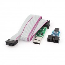 USBASP AVR Programmer ATMEGA8 ATMEGA128 w Cable w Adapter for Arduino