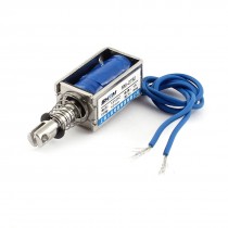 DC 12V 5mm Force 100g Stroke Open Coil Form Pull Solenoid Electromagnet