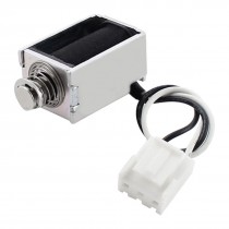 110V 5mm Stroke 500g Force Push Pull Type Open Frame AC Solenoid Electromagnet