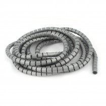 5m 16.4ft 10mm Inner Dia Spiral Wrap Bands Cable Organizer Wrap