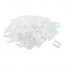 200Pieces Rectangle Waterproof Power Distributor Case Cable Label Stick 17x55mm