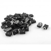 3.5mm Female Stereo Audio Jack Socket 5-Pin PCB Mount Connector 50 Pcs