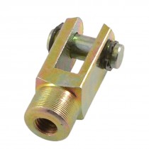 8mm Dia Female Thread Brass Cylinder Rod Clevis End