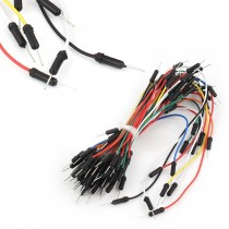 65pcs 1 Pin Male to Male Breadboard Jumper Cable Wire for Arduino