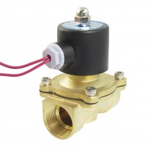 AC 110V 2 Port 2 Way 1"PT Female Thread Pneumatic Electric Solenoid Valve