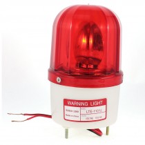 Industrial AC 110V Flash Siren Emergency Rotary Warning Light Red