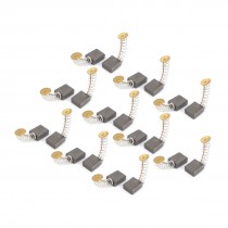 10 Pair Power Tool Replacement Motor Carbon Brushes Gray 15mm x 13mm x 6mm