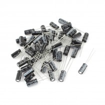 10V 100uF Radial Lead 5mm x 11mm Cylindrical Electrolytic Capacitor 50pcs
