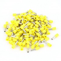 160pcs E4009 AWG12 Yellow Sleeve Insulated Pin Terminal Connectors