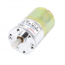 DC 12V 80rpm Shaft Cylinder Electric Geared Box Speed Reduce Motor
