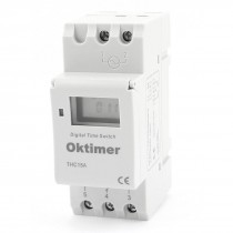 THC15A Digital LCD Power Weekly Programmable Timer Switch AC 220V-240V