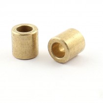 2PCS Oil Impregnated Sintered Bronze Bushing 6mm Bore x 10mm OD x 10mm Long