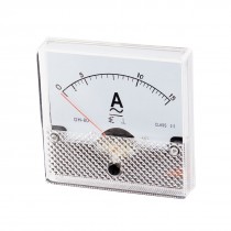 AC DC 0 15A Rectangle Shaped Analog Panel Ammeter Gauge Amperemeter Class 2 5