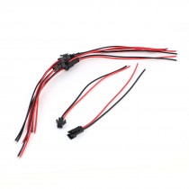 LED Light 2Pin 30cm Female to Male JST SM Plug Connector Wire 5 Pairs