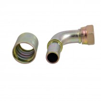 Hex Bushing 1" PT Female Threaded L Style Cone Hose Oil Pipe Fitting