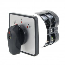 AC380V 12A on/off/on Rotary Cam Universal Changeover Switch