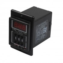 Black AC 48V Power on Delay Timer Time Relay 0 1 99 9 Minute 8 Pins ASY 3D
