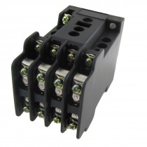 AC 36V 50Hz Coil 4NO 4NC 4 Poles Contact Type Auxiliary Relay JZ7 44