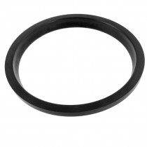 110mm x 126mm x 7mm x 13mm PU Dust Proof Shaft Oil Seal Black