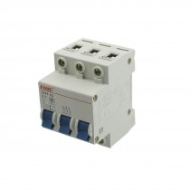AC 400V 10A 3 Pole Overload Protection MCB Mini Circuit Breaker