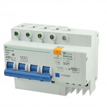 DZ47-63 C50 AC 400V 50A 4 Poles On Off Switch Residual Current Circuit Breaker