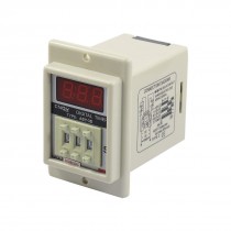 AC DC 36V 8 Pin 1 999 Second Digital Timer Time Delay Relay Beige ASY 3D