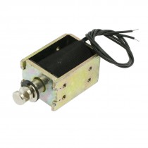 DC 24V 0 32A 400GF Force 6mm Stroke Pull Type Solenoid