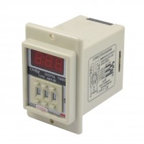 AC DC 36V 8 Pin 0 1 9 99 Second Digital Timer Time Delay Relay Beige ASY 3D