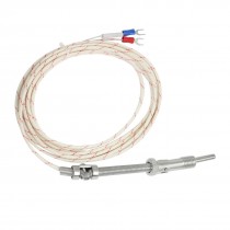 Compression Spring Thermocouple K Type Temperature Sensors 3 Meters