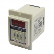 AC DC 24V 8 Pin 0 1 99 9 Minute Digital Timer Time Delay Relay Beige ASY 3D