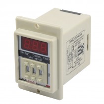 AC DC 36V 8 Pin 0 1 99 9 Minutes Digital Timer Time Delay Relay Beige ASY 3D